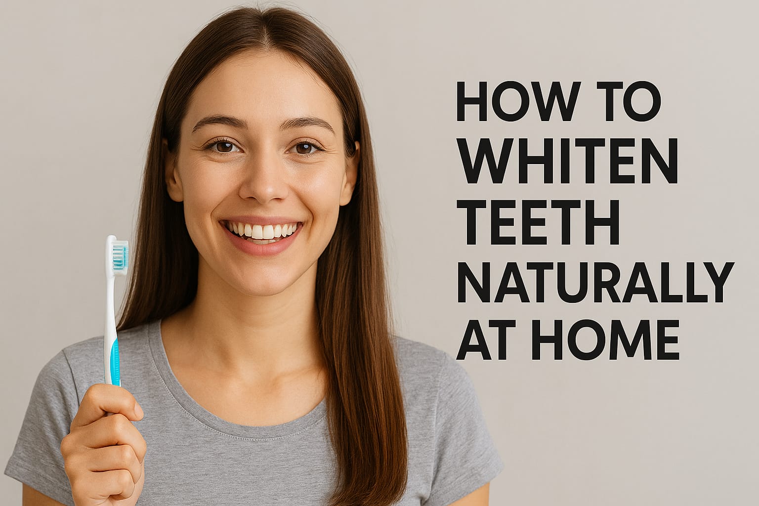 whiten your teeth at home